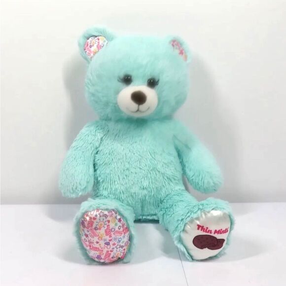 Build A Bear GIRL SCOUTS THIN MINTS Stuffed Plush Teddy Bear Rare - Picture 1 of 6